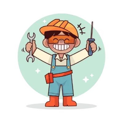 Water Heater Service Illustration